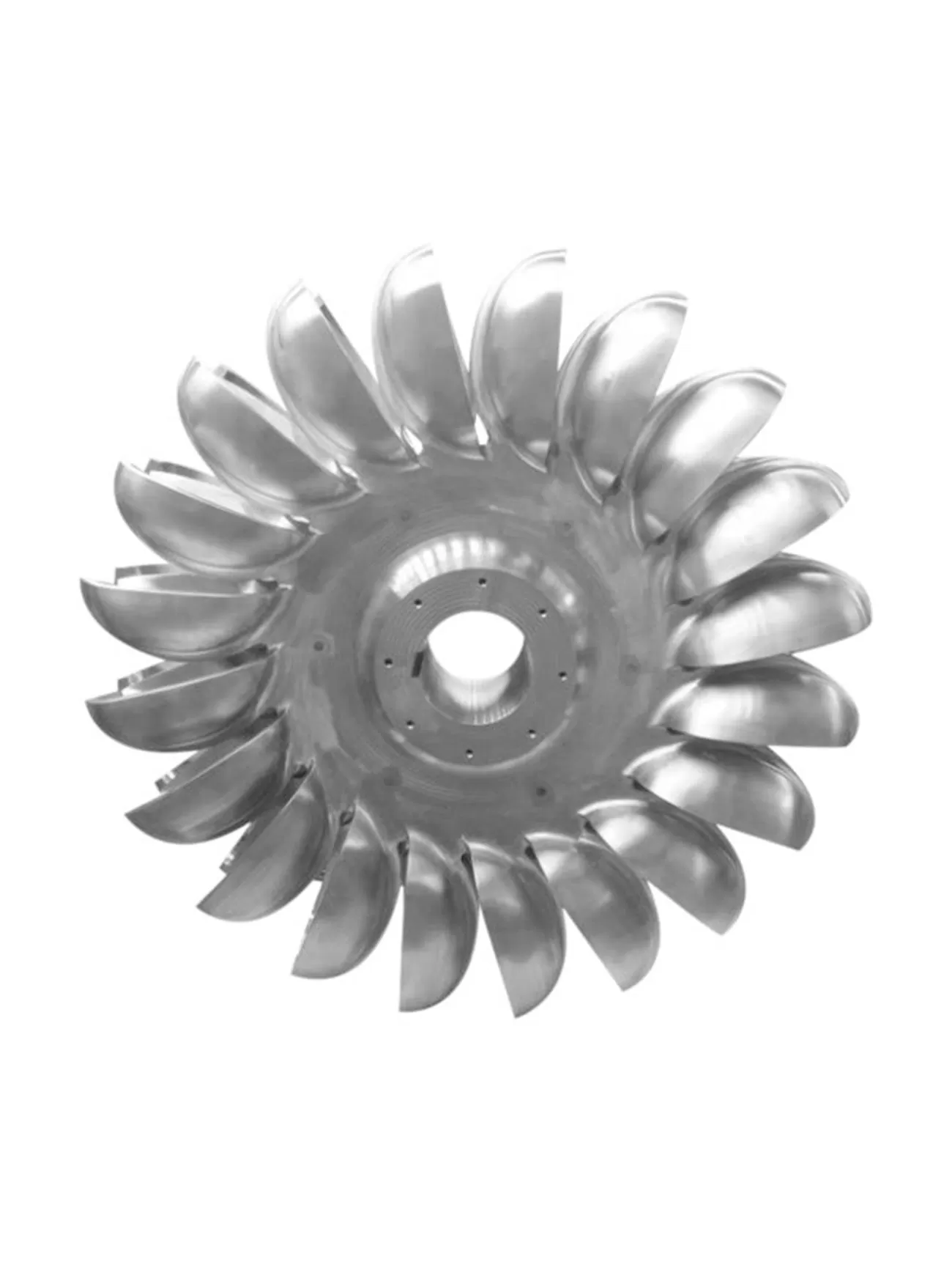 conjunto de rotor e pa pelton